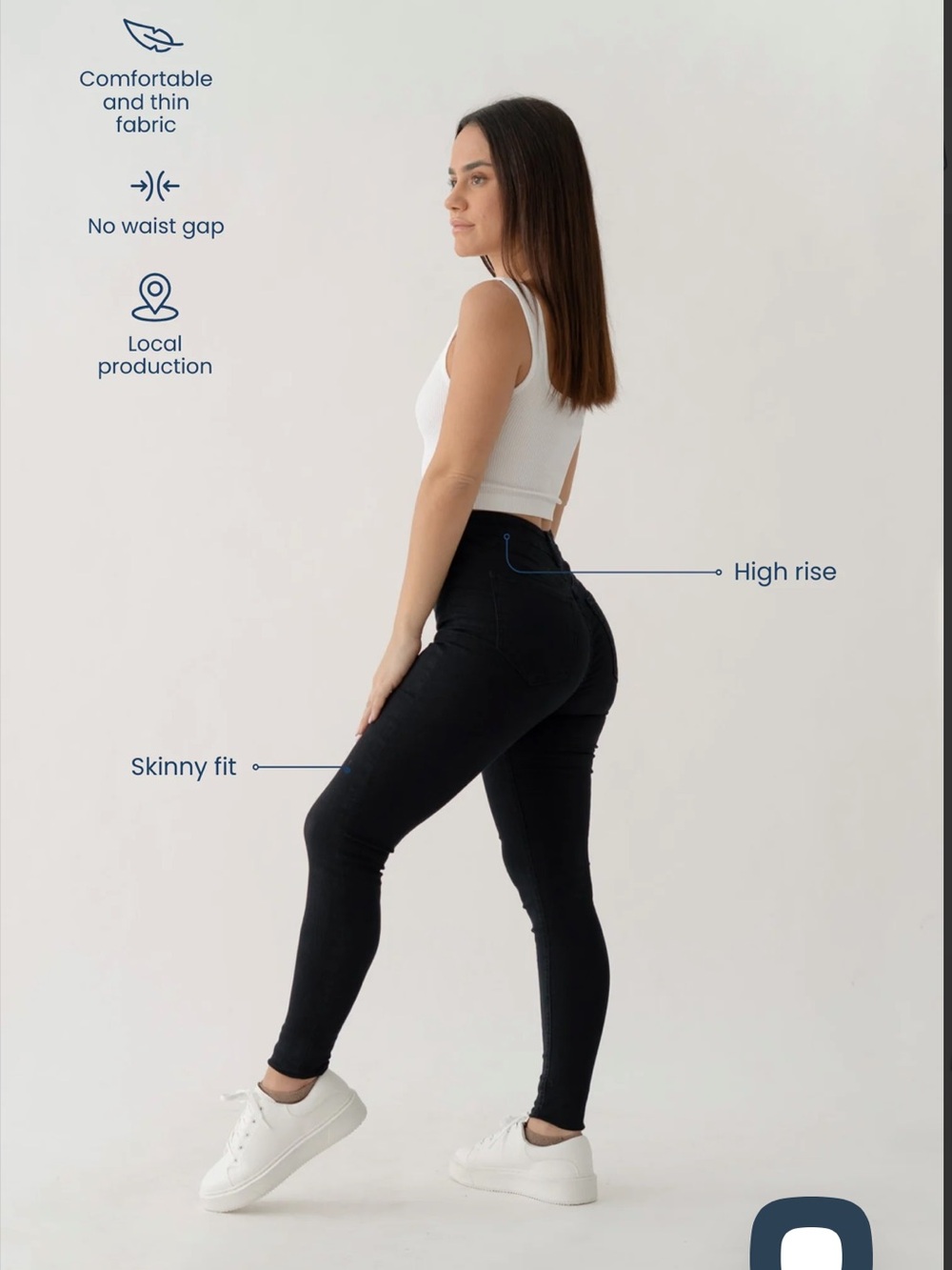 Matcha High Rise Skinny Jeans